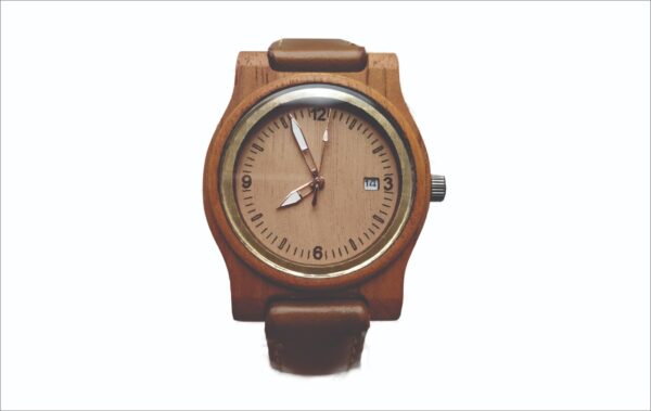 Reloj de Caoba